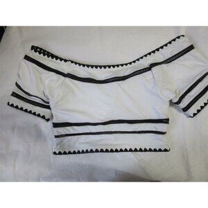 NWOTD Barefoot Miss of California S Off the Shoulder Swim Top 99173